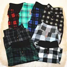 Одежда для домашних животных, Осень-зима, флисовая тянущаяся Пряжка, женское рождественское милое пальто с принтом, мягкий костюм-жилет для кошек и собак