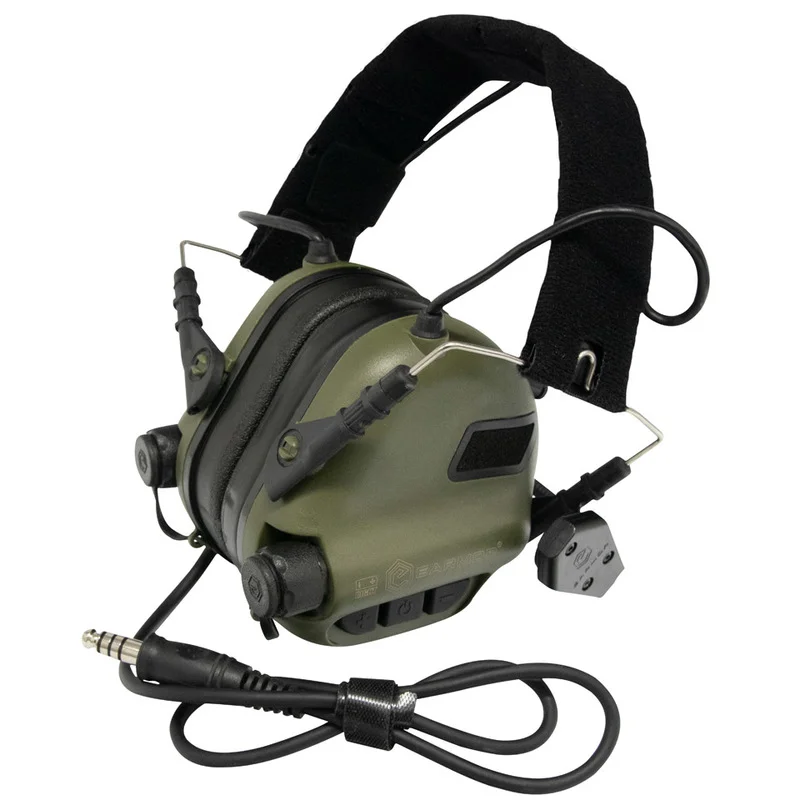 EARMOR протектор слуха M32 MOD3 тактическая гарнитура (Листва Зеленый) стрельба военная
