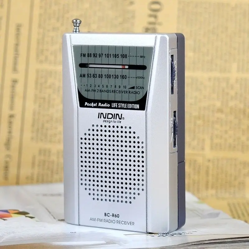 Динамик радио портативный приемник FM AM цифровой с ЖК-дисплеем мини стерео громкий динамик радио Карманный MP3 музыкальный плеер открытый