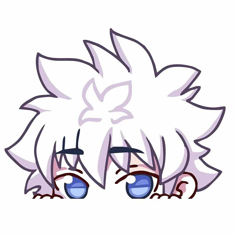 Фучжэнь бутик наклейки внешние аксессуары Killua Zoldyck Hunter X Peek Big Head аниме виниловые