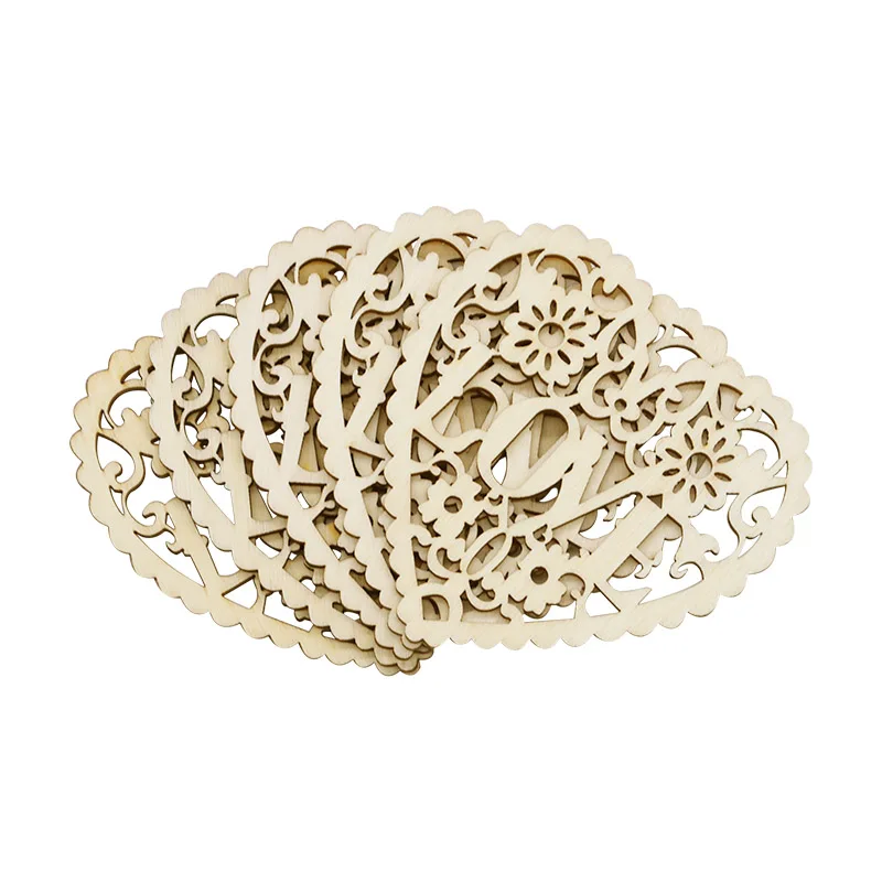 10 шт. деревянные Свадебные украшения в виде сердца | Дом и сад