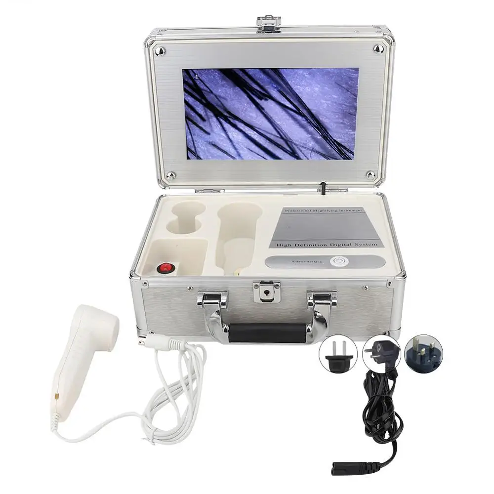 Электрический волосяной анализатор кожи лица 10 1 дюйма цифровой фолликул