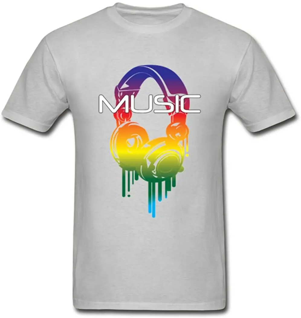 

Melting Microphones Summer Male's T-shirt Hot Sales Cool Funny T Shirt 2020 Breathable Pure Cotton Fashion Tshirt