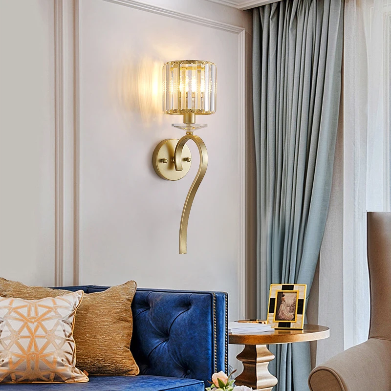 Современный светильник Роскошная обувь с украшением в виде кристаллов настенный