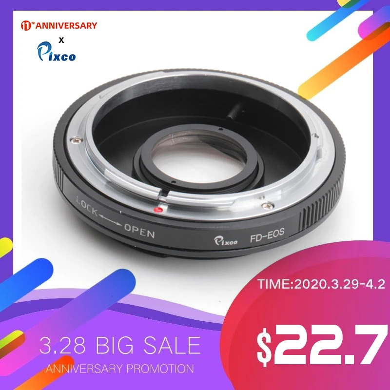 Pixco для штатива фотовспышки объектива Canon FD к EOS EF Came 760D 750D 5DS(R) 5D Mark III II|Адаптеры