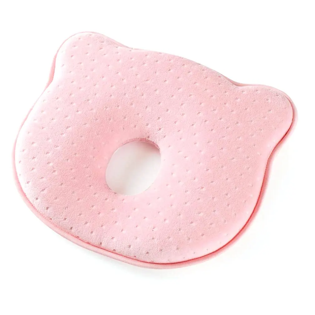 

Gentle Soft Breathable Travel Aid Newborn Baby Pillow Head Shaping Soft Memory Foam For Infant Comfort Sleeping