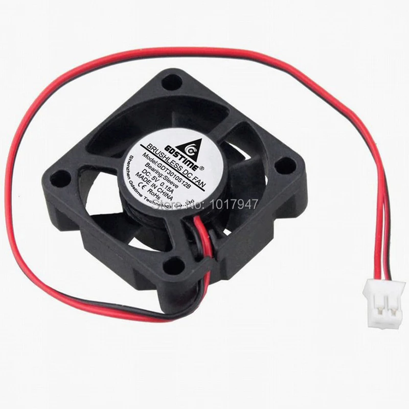 Мини-вентилятор охлаждения Gdstime DC 5V 2Pin 30mm 3010 30x30x10mm 10 шт. в партии | Компьютеры и