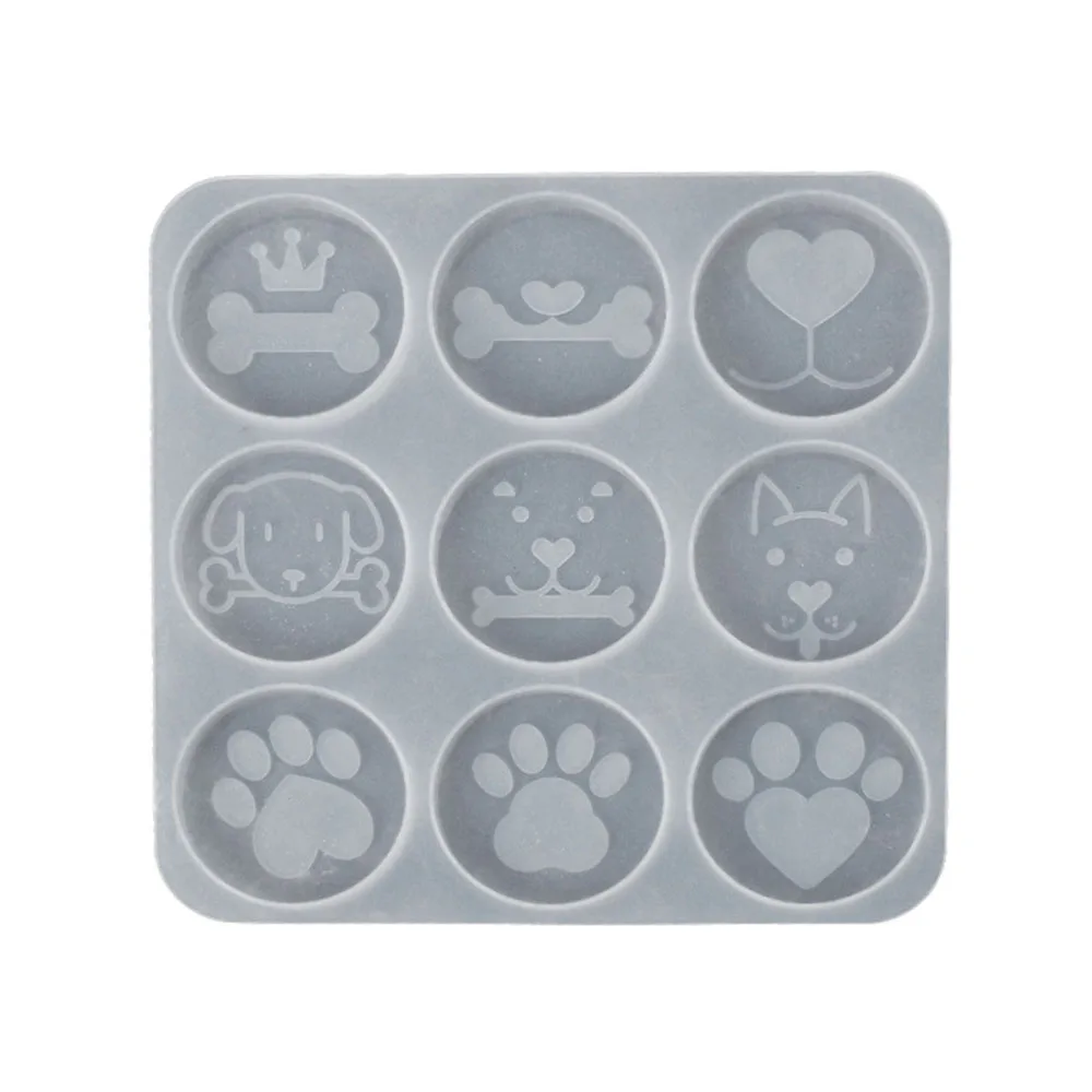 

6 Cavity Animal Pendant Silicone Mold Crystal Epoxy Resin Mold Cake Decoration Keychain Mold Diy Handmade
