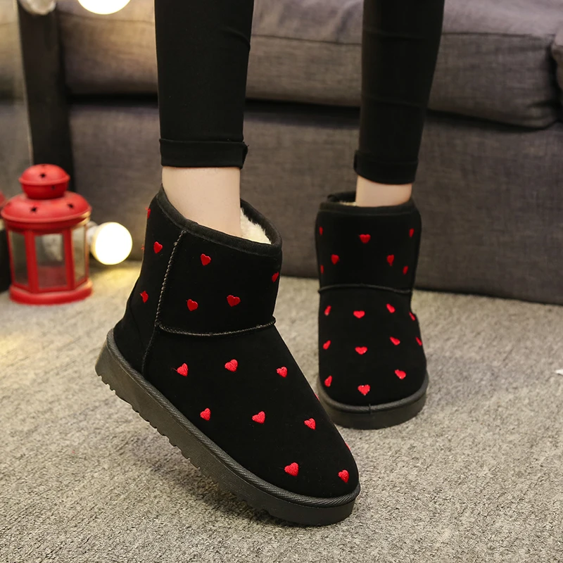2021 новинка зимняя женская обувь ботинки с сердцем женские туфли на плоской