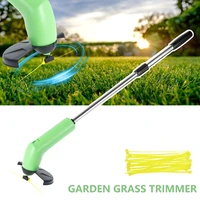 electric lawn mower 2000mah li ion cordless grass trimmer 12in auto release string cutter pruning garden tools by prostormer