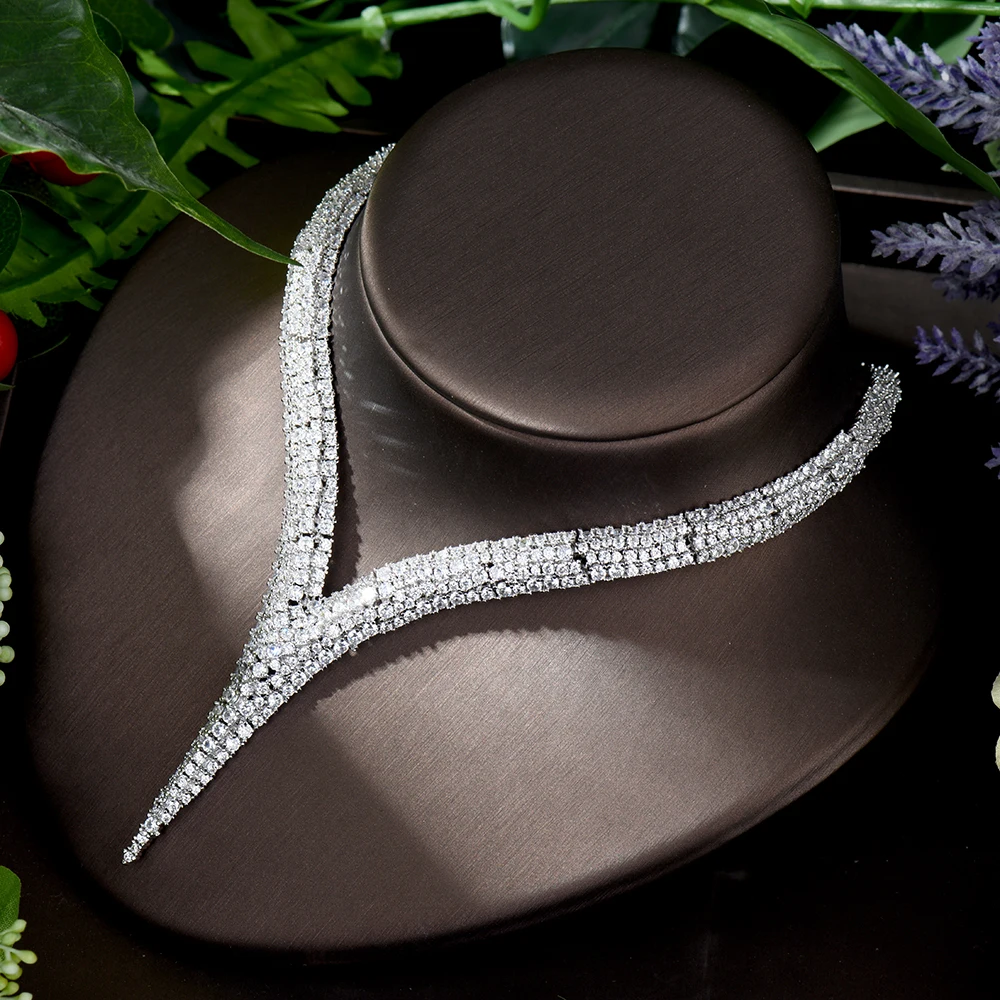 Роскошный Искрящийся блестящий комплект из сережек-капелек с кубическим