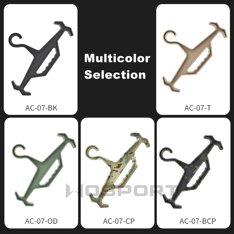 Tactical Heavy Duty Coat Hanger Utility Non-Slip Durable for Vest Airsoft Gear Hunting Outdoor Paintball |