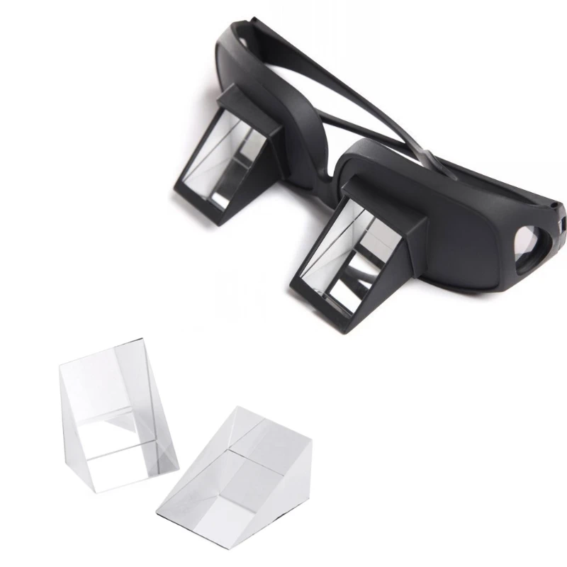 

2PCs 60 K9 Optical Glass Right Angle Triangular Internal Reflecting Prism Lens