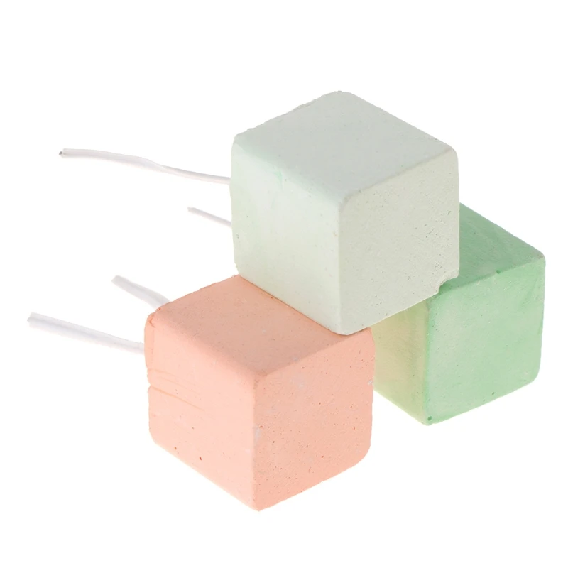 Hamster Teeth Grinding Stone Mineral Calcium Rabbit Rat Squirrel Toys Cube Hang | Дом и сад