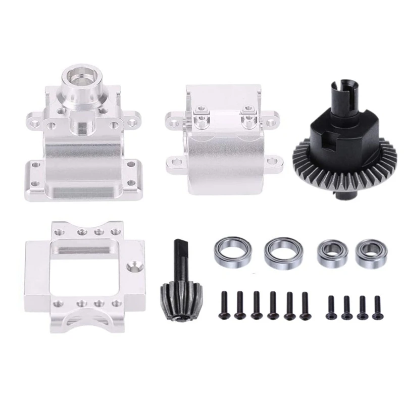 

Metal Differential and Gearbox Gear Box Complete for HSP 94122 94155 94166 94177 94188 1/10 RC Car Upgrade Parts