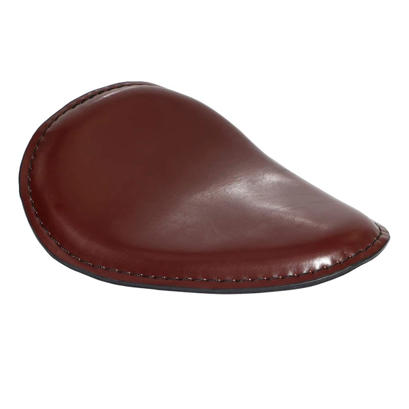 Коричневое кожаное мотоциклетное сиденье для водителя Honda Sportster Bobber Chopper в стиле