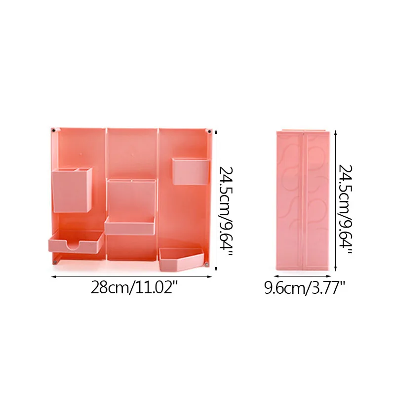 

Foldable Vertical Pen Holder Desk Organizer Stationery Organizer Home Office Storage Office Desk Multifunctional Storage Bucket