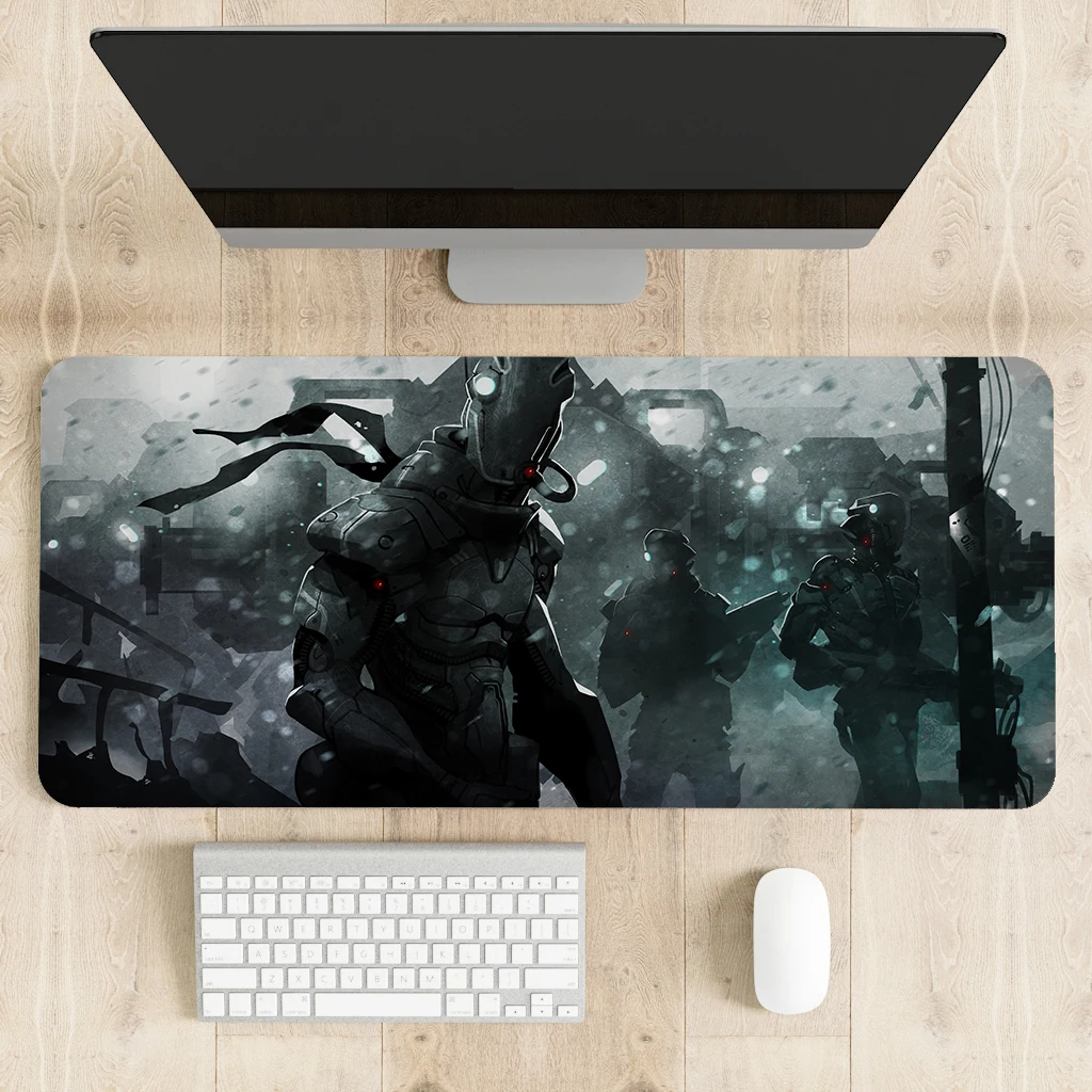

Anime Gundam Custom Large Mouse Pad Speed Keyboards Mat Robot Gaming Mousepad Desk Mat For Game Player Desktop PC Laptop Csgo