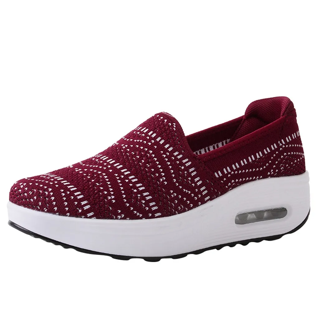 Модные женские кроссовки с верхом из сетчатого материала Повседневная обувь на