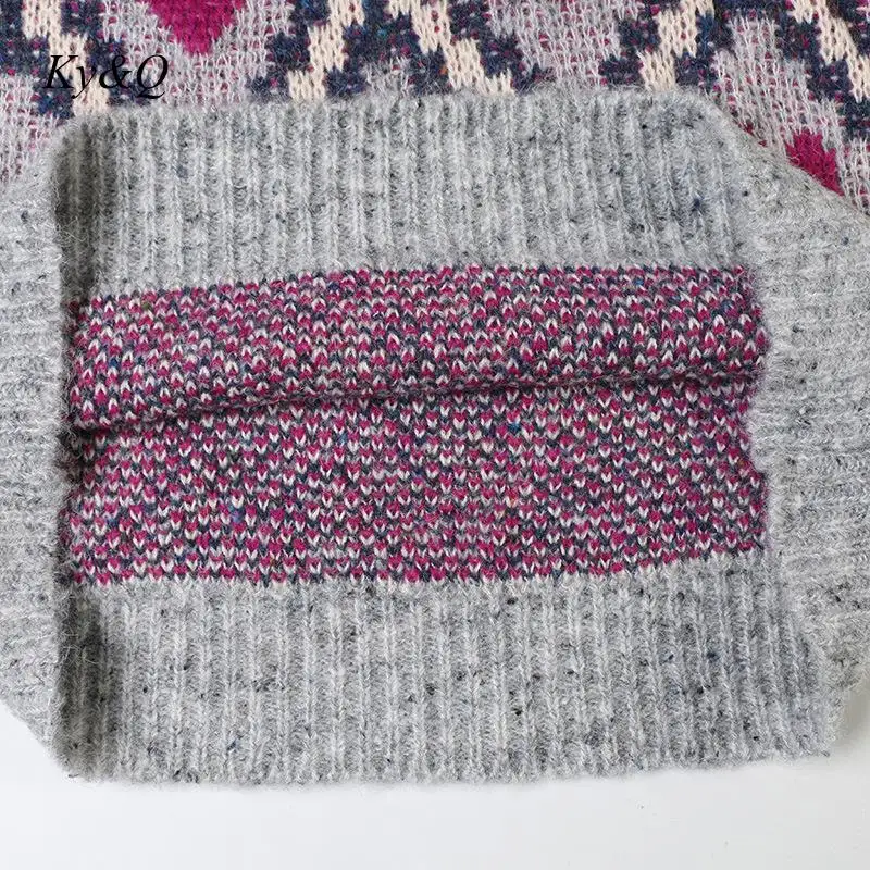 Высококачественный Женский модный винтажный пуловер Зимний Рождественский