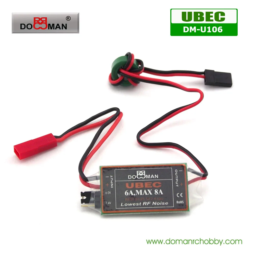 1 шт./лот DM-U106 DOMAN RC высокое напряжение 6v/7 4 v 6A выход 2s-6S/8-25 5 V входной переключатель