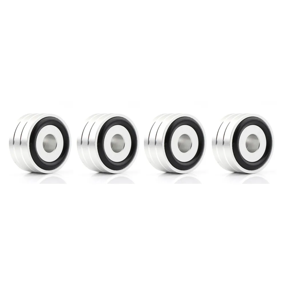 4Pcs SP4010 HiFi AMP Speaker Aluminum Isolation Feet Pad Use For Turntable DAC Stereo Audio Speakers Amplifier Pads 40x20mm | Электроника