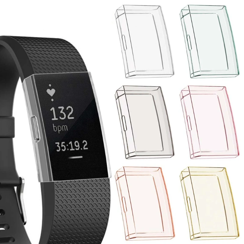

Защитный чехол из ТПУ для Fitbit Charge 2, аксессуары для ремешка умных часов D08A