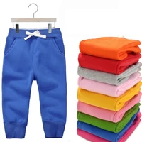 winter warm velvet sweatpants for 1 5 yeas babies boys girls casual sport pants jogging kids children trousers kf107