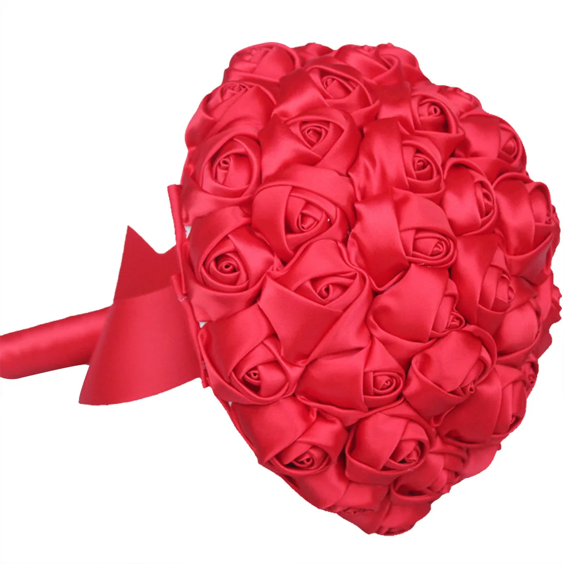 Белый/красный/синий/фиолетовый/розовый букет искусственных цветов с украшением