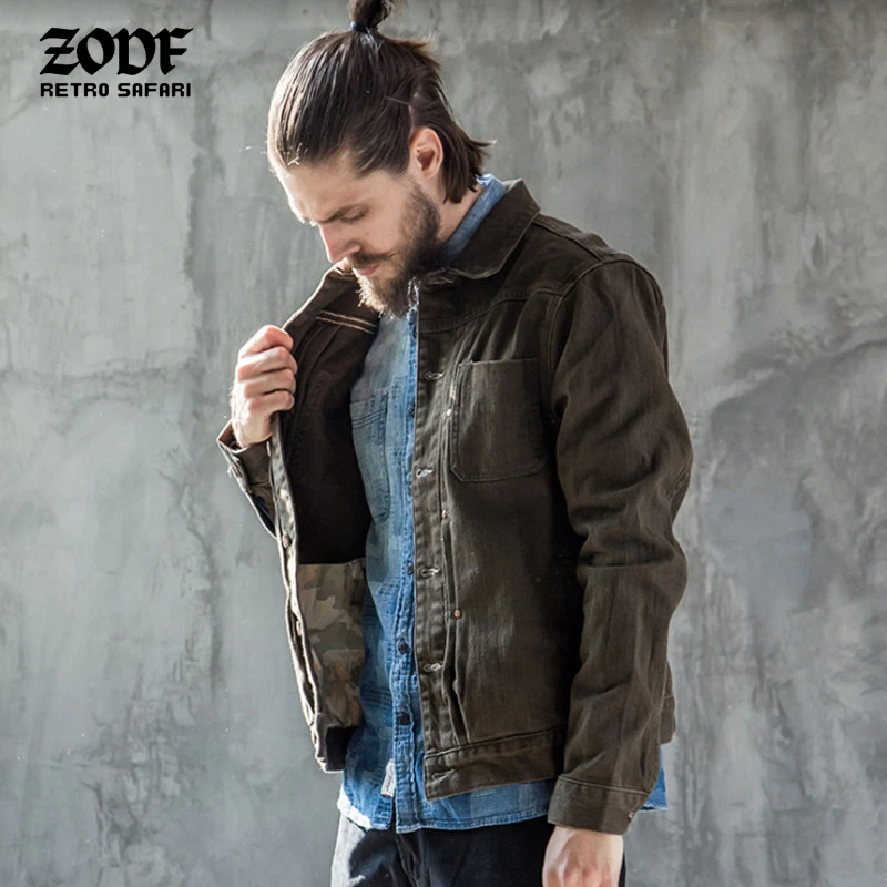 Мужская приталенная куртка в стиле ретро Весенняя винтажная милитари жесткая