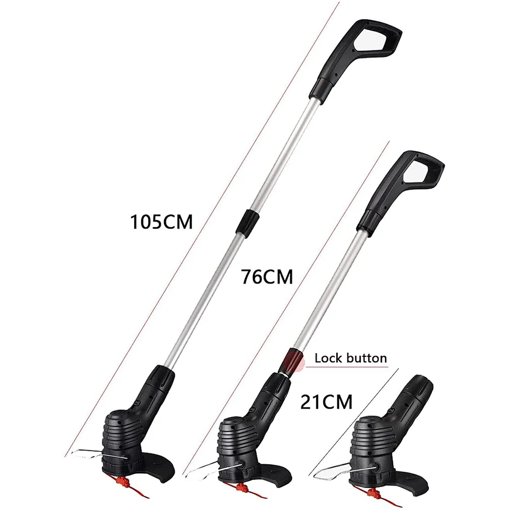 

Multifunctional Rechargeable Electric Trimmer with Blades Cordless Household Garden Tools Weeding Shears Pruning Lawn Mower New