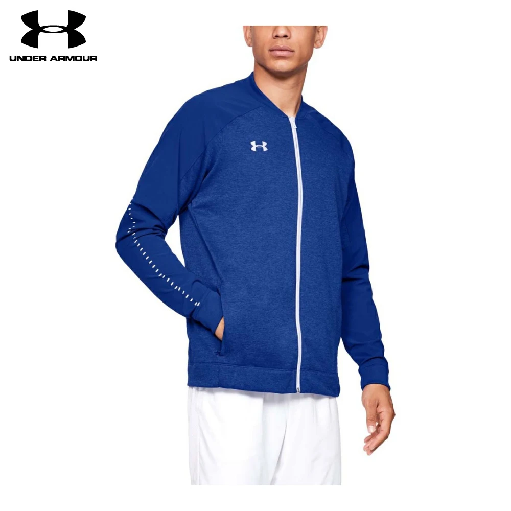 Джемпер Under Armour Qualifier Hybrid Warm Up Jacket 1327203 400|Беговые куртки| |