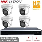 Hikvision комплекты для камер безопасности 4K 8MP IP камера DarkFighter отличный низкий светильник производительность DS-2CD2385G1-I водонепроницаемый