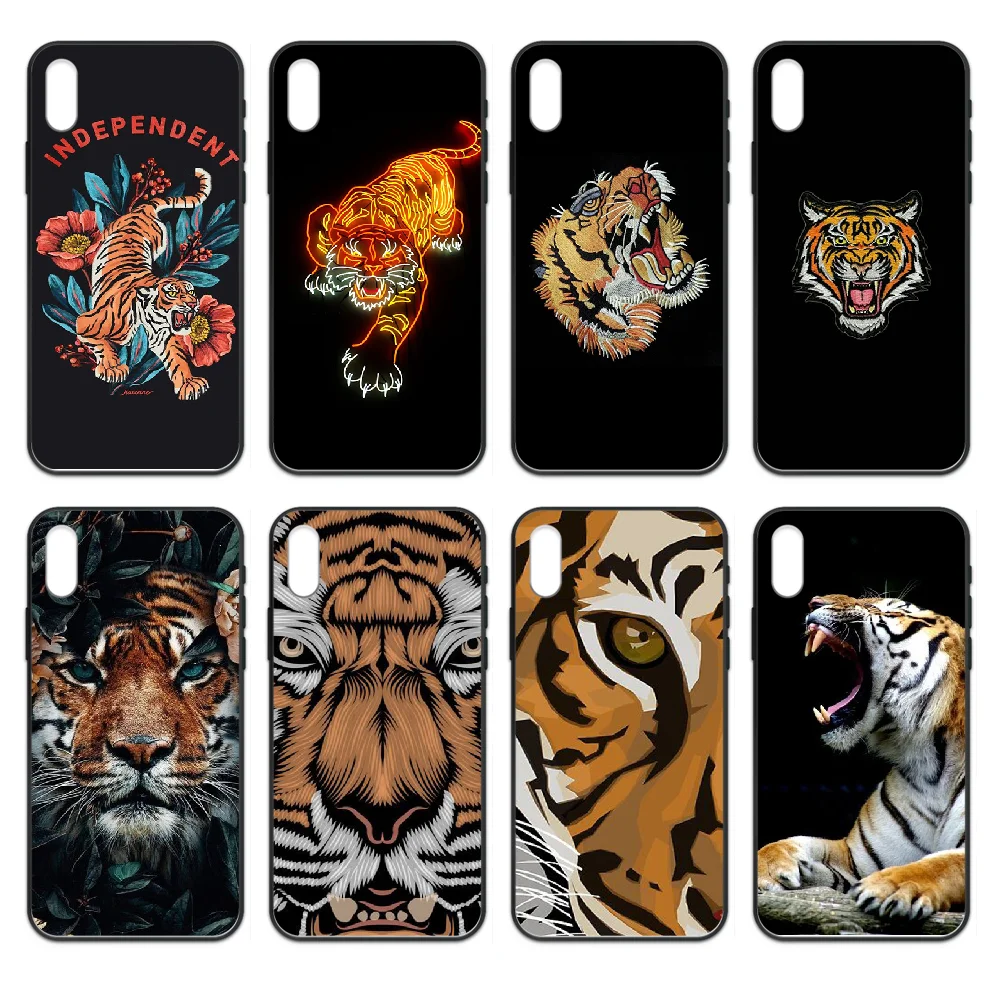 Чехол для телефона с изображением тигра чехол iphone 4 4s 5 5S SE 5C 6 6S 7 8 plus X XS XR 11 PRO MAX 2020