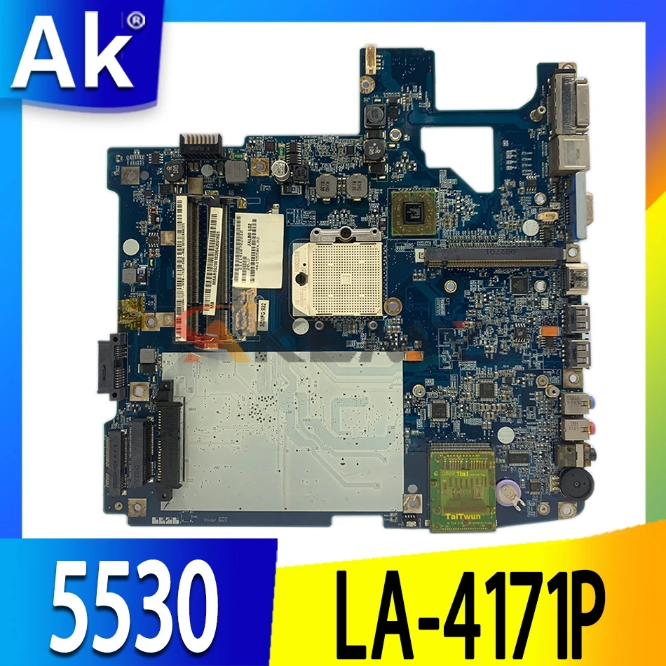 

Akemy MBARS02001 MB.ARS02.001 Laptop Motherboard For Acer aspire 5530 MAIN BOARD JALB0 LA-4171P DDR2 Free CPU