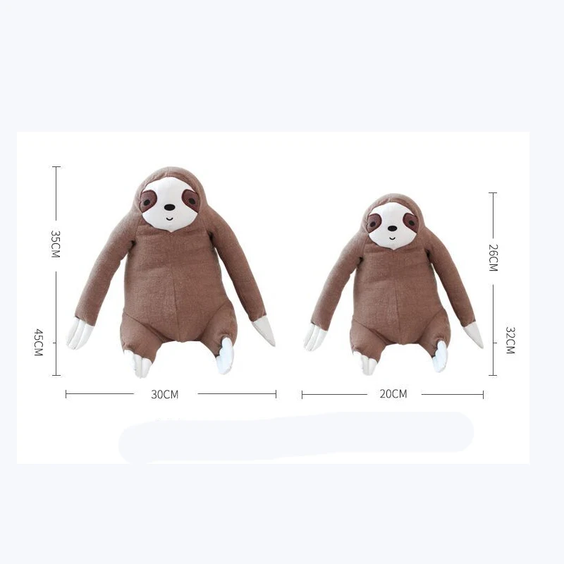 

Cute Doll Kawaii Toys For Girl Gifts Sloth Plush Toy Stuffed Animal Doll Plushie Pillow Soft Birthday Toy Gifts for Children