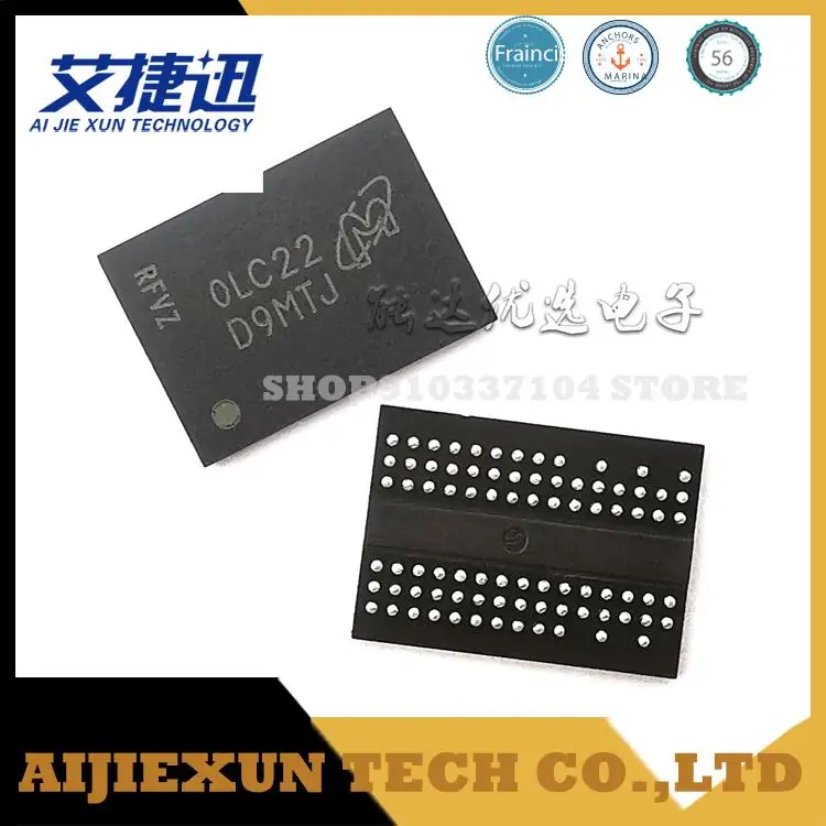 

5pcs/lot MT47H128M16RT MT47H128M16RT-25EIT:C 256M flash DDR2 D9MTJ Memory IC CHIPS NEW AND ORIGIANL