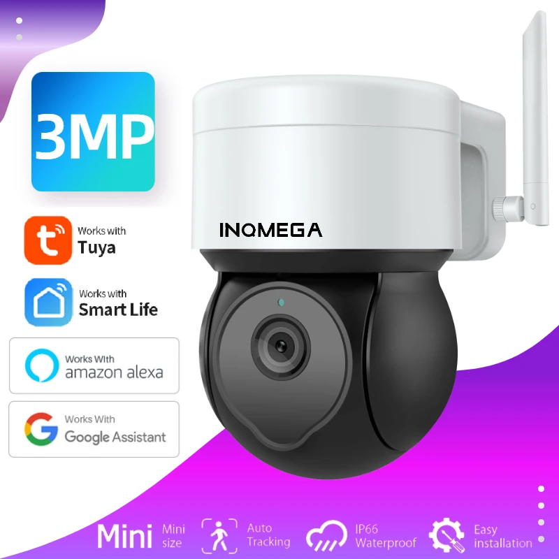 

Камера видеонаблюдения с датчиком движения, 3 Мп, HD, PTZ, Wi-Fi