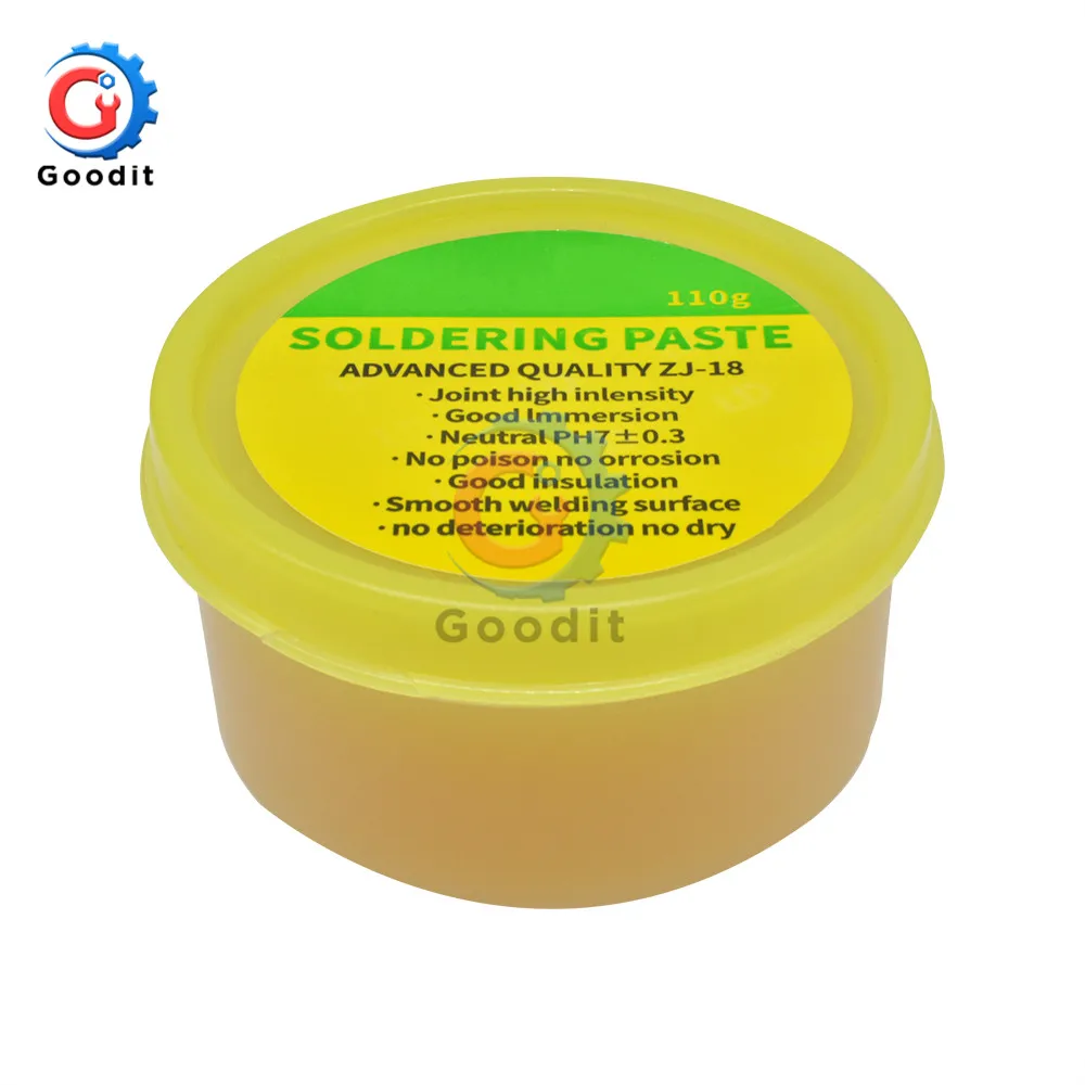 Флейта для пайки желтая флейта ремонта печатных плат 110 г | Инструменты