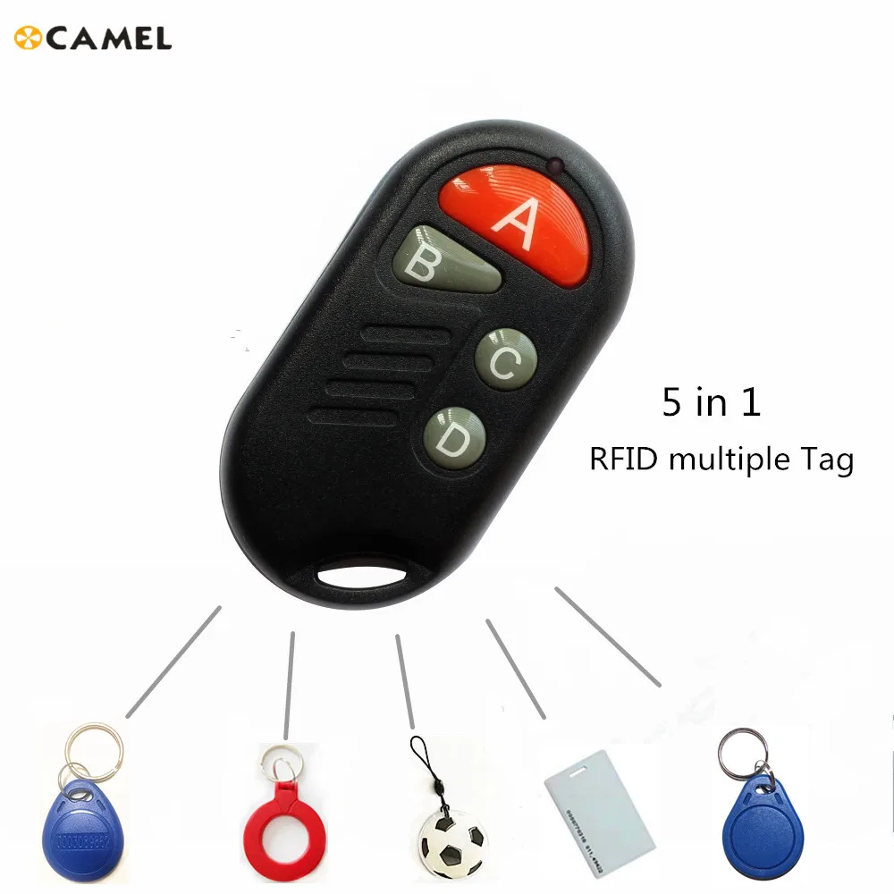 Управление доступом RFID Multiple T5577 EM 125khz Записываемый IC 13.56Mhz M1k S50 UID изменяемый брелок метки токена копировать клон CUID на.