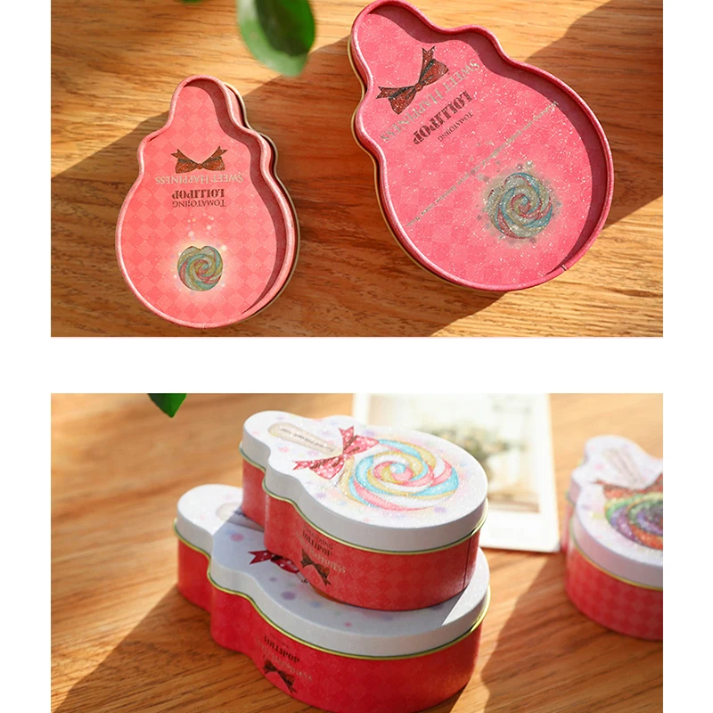 2 шт. рождественские коробки для конфет леденец подарок Оловянная посылка