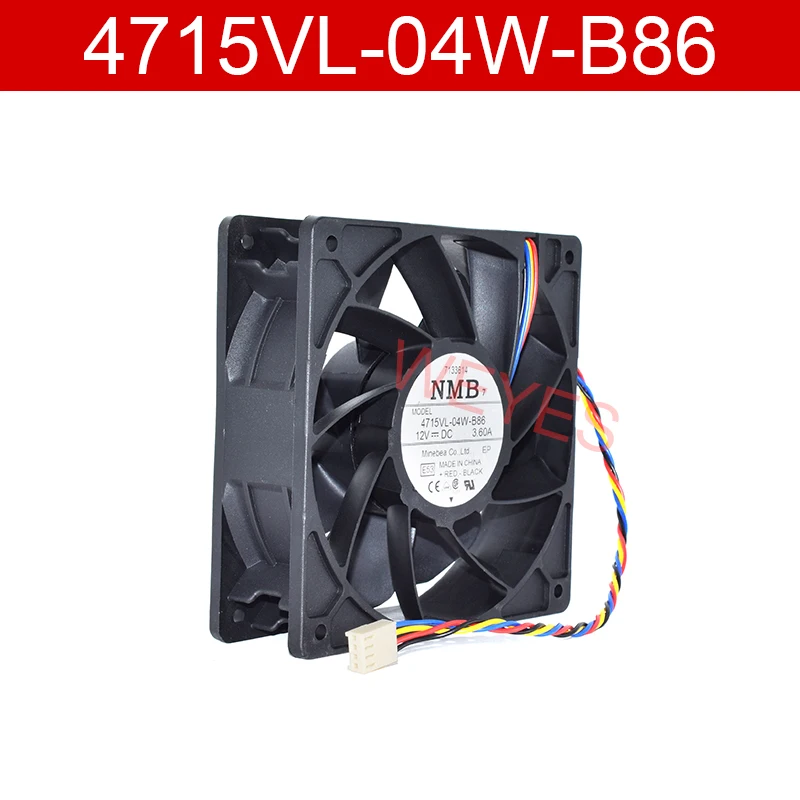 Оригинал для 4715VL 04W B86 DC12V 3.60A 12038 120*120*38 мм четырехпроводный Вентилятор