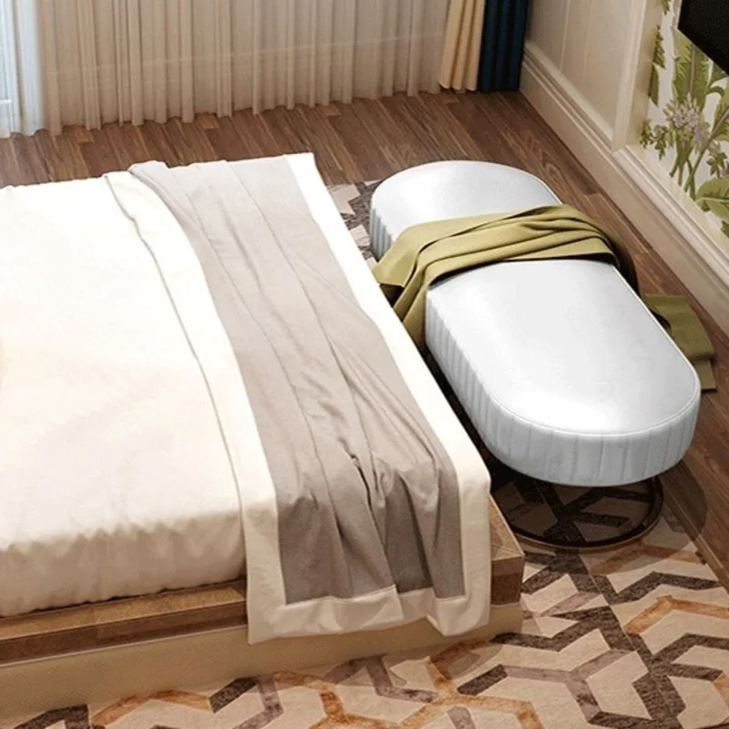 

Light luxury shoe stool home door Nordic shoe stool mall clothing store shoe stool long sofa bed end stool