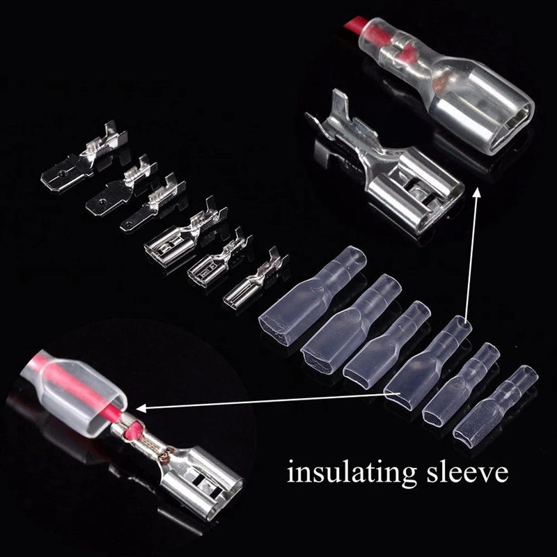 270 шт. обжимные клеммные колодки для проводов с изоляционным рукавом |