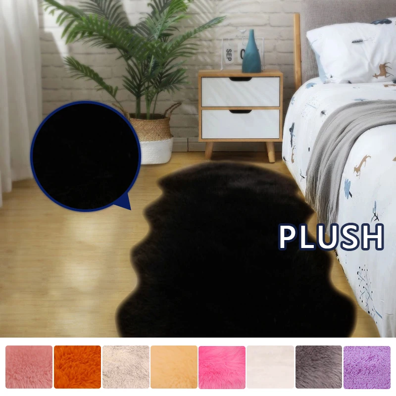 

Non Slip Balcony Decorative Bedroom 2022 Latest Nordic Trendy Living Room Fashion Velvet Mat Washable