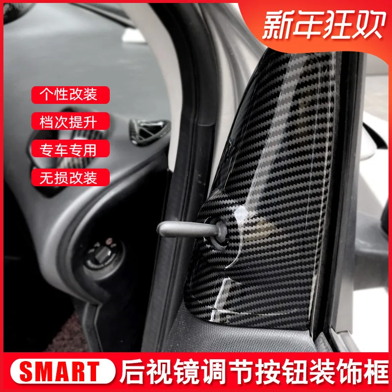 

High-quality ABS Car Interior A-pillar Decorative Cover For Mercedes Smart Fortwo Forfour 2015-2020 Car Covers ,car-styling