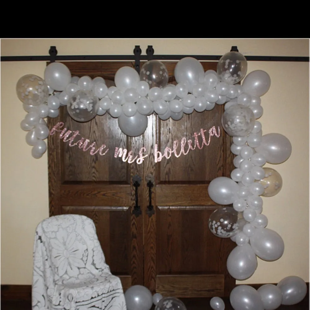 

Balloon Garland Arch Kit White Gold Latex Balloons Girl Boy Baby Shower Wedding Birthday Party Decor Supplies Balloons