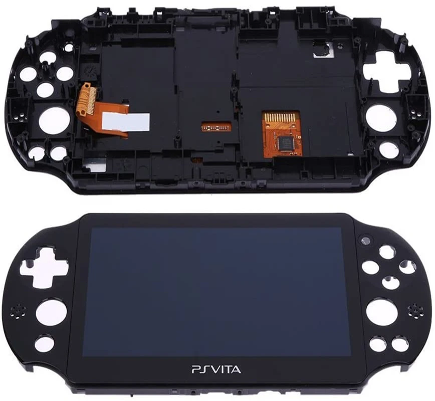 100% NEW For PS Vita PSV PSVITA 2000 PSV2000 LCD Display Panel Screen Replacement Assembled Black | Электроника