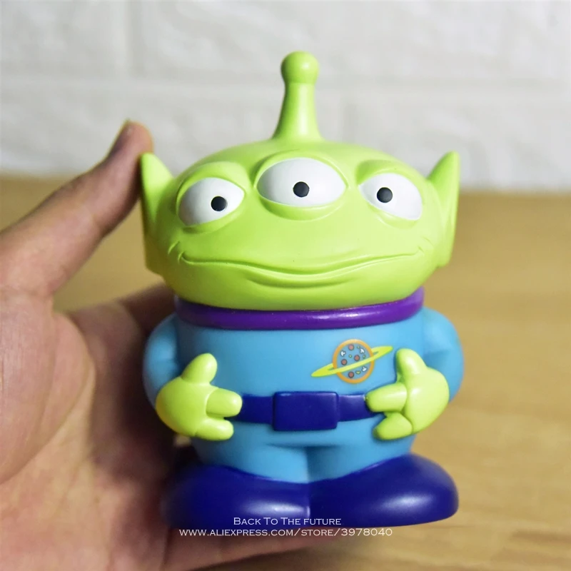 Disney Toy Story 4 Green Aliens piggy bank 12.5cm Action Figure Anime Decoration Collection Figurine Toy model for children gift