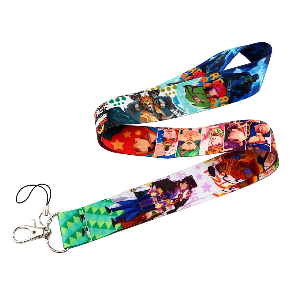 

JF1131 Japanese Comics Key Lanyard Car KeyChain ID Card Passport Gym Cell Phone Badge Kids Key Ring Holder Jewelry